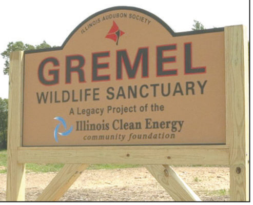 Gremel Wildlife Sanctuary sign